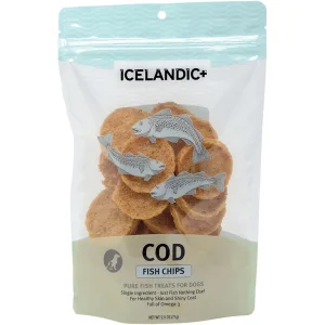 Icelandic Fish Dog Treat - Cod Fish Chips Single Bag