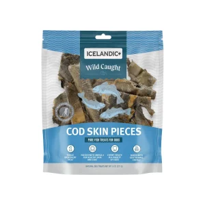 Icelandic+ Grain Free Cod Skin Fish Chews Dog Treats