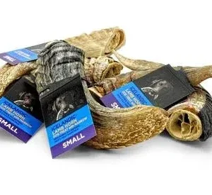Icelandic Lamb Horn - Bulk 24 ct (Display Refill) (Sized Approx. 6.5-7 in)