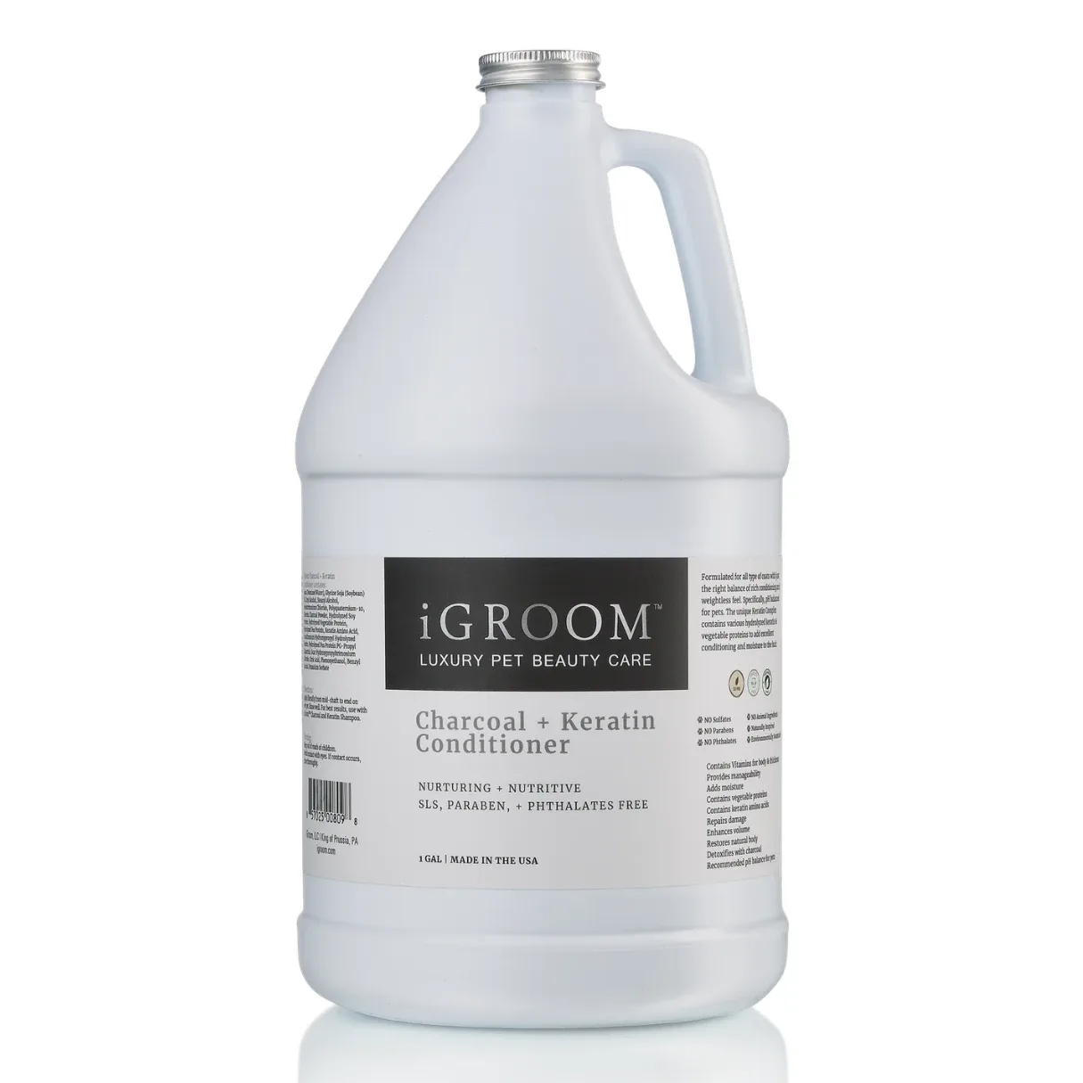 iGroom Charcoal + Keratin Conditioner, 1 Gallon
