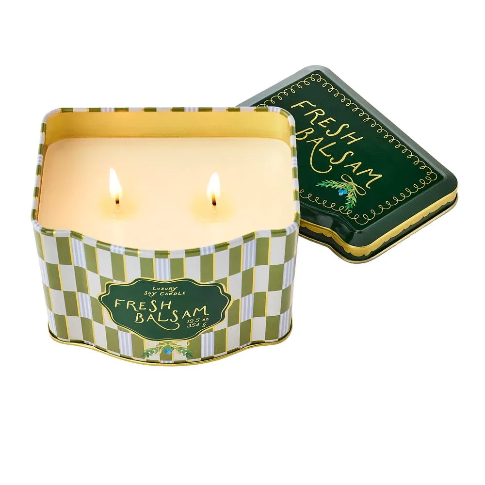 Illume Fresh Balsam Printed Tin Candle - Image 2