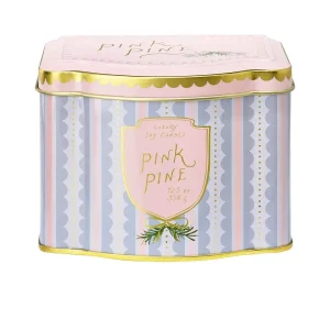 Illume Pink Pine Printed Tin Candle