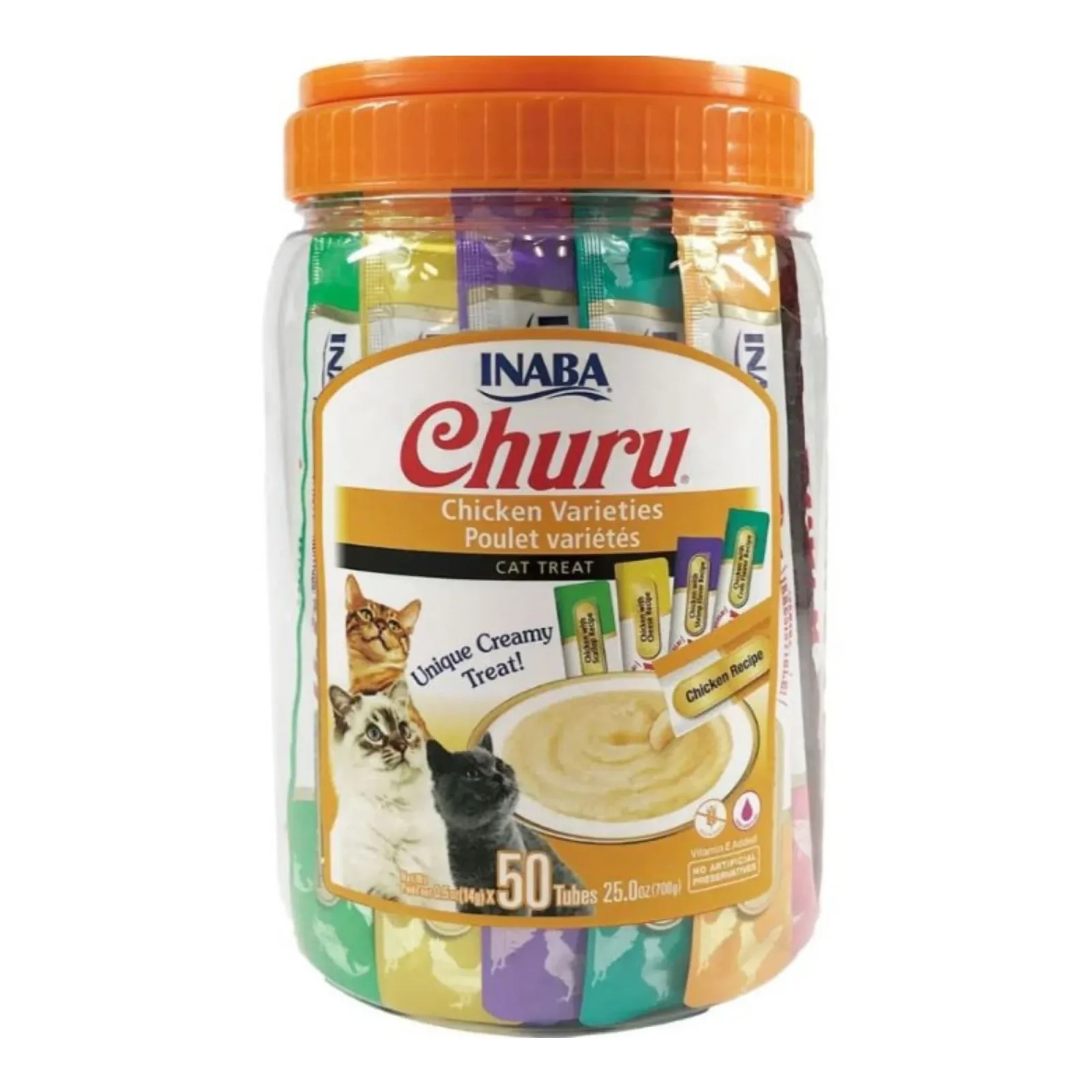 Inaba Cat Churu Chicken 50-Count Jar