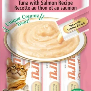 Inaba Cat Churu Puree Tuna Salmon 0.52 oz/6 ct