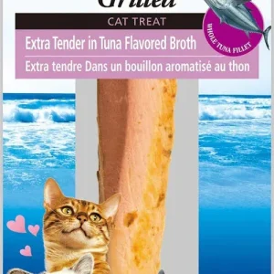 Inaba Cat Grill Fil Xtnder Tuna/Tuna Broth, 0.5 oz/6 ct