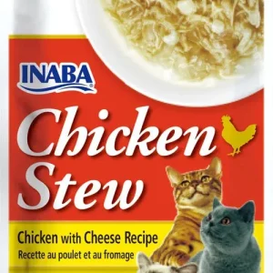 Inaba Cat Stew Chicken Cheese, 1.04 oz (6 ct)