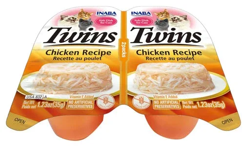 Inaba Cat Twin Cups Chicken 6 ct/2.46 oz