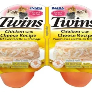 Inaba Cat Twin Cups Chicken Cheese 6 ct/2.46 oz