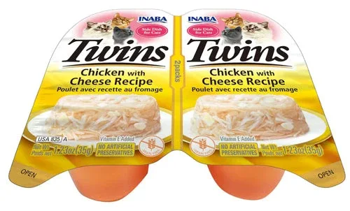 Inaba Cat Twin Cups Chicken Cheese 6 ct/2.46 oz