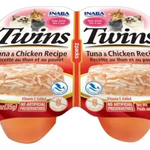 Inaba Cat Twin Cups Tuna Chicken 6 ct/2.46 oz