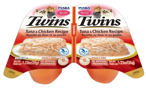 Inaba Cat Twin Cups Tuna Chicken 6 ct/2.46 oz