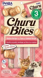 Inaba Churu Bites Chicken Wrap with Tuna & Salmon Filling Cat Treats 6 ct/1.05 oz - Image 2