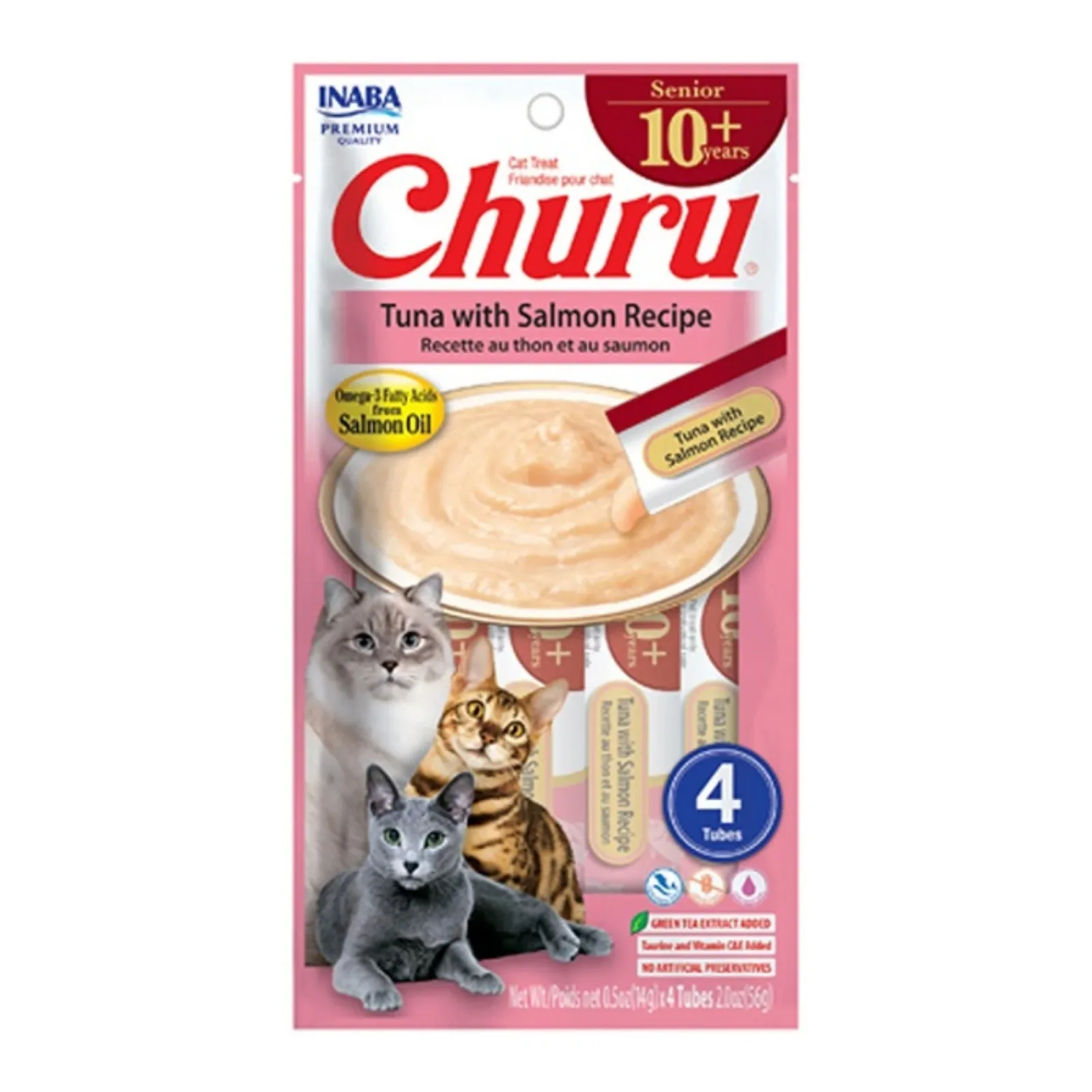 Inaba Churu Cat 2 oz. Senior 10+ Tuna Salmon