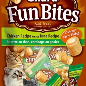 Inaba Churu Fun Bites 2.1 oz. Chicken Wraps Tuna (3 ct)