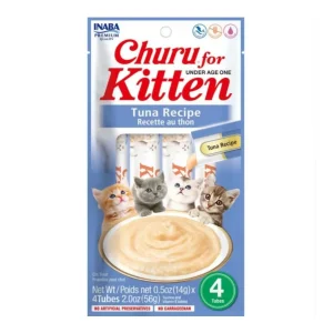 Inaba Churu Kitten Recipe Tuna, 2 oz each, Case of 6