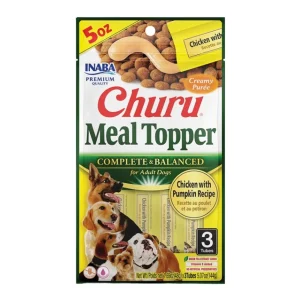 Inaba Churu Meal Topper D 5.07 oz./6 Chicken Pmpkn
