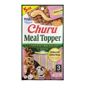 Inaba Churu Meal Topper D 5.07 oz./6 Chicken Slmn