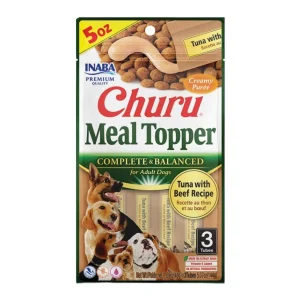 Inaba Churu Meal Topper D 5.07 oz./6 Tuna Beef