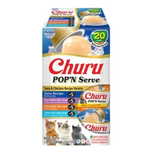 Inaba Churu Pop'N Serve Lickable Cat Treats - Ultimate Variety Pack, 24.6 oz