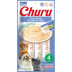 Inaba Churu Puree Cat Treats Tuna, 0.5 oz each, Case of 24