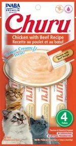 Inaba Churu Puree Chicken & Beef Lickable Cat Treats 6 ct/2 oz - Image 2