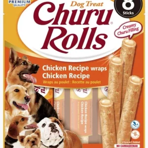 Inaba Churu Rolls Dog Treat Chicken Recipe wraps Chicken Recipe