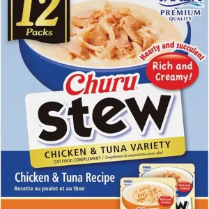 Inaba Churu Stew Variety Pack Chicken/Tuna 16.8 oz. 12 ct