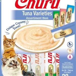 Inaba Churu Tuna Cat Treats Variety Pack .5 oz 20 Tubes {L+1R}859033
