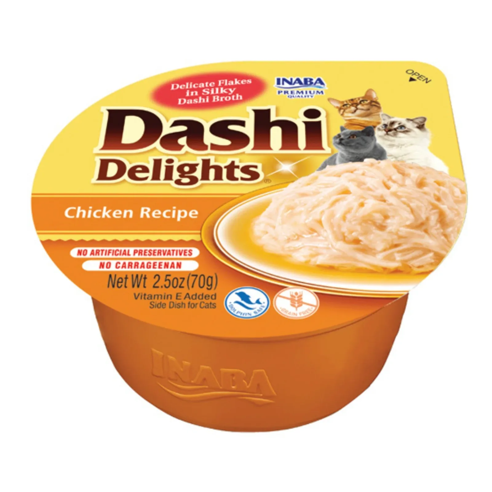 Inaba Dashi Delight Cat Food Topper - Chicken with Bonito Broth, 2.5 oz each, Case of 6 - Image 2