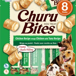 Inaba Dog Churu Bite Chicken Tuna Wraps 6 ct/3.36 oz