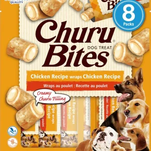 Inaba Dog Churu Bite Chicken Wr Aps 6 ct/3.36 oz