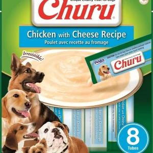 Inaba Dog Churu Chicken Cheese, 5.6 oz (6 ct)