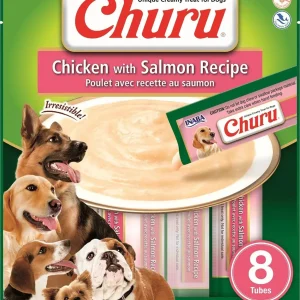 Inaba Dog Churu Chicken Salmon 5.6 oz. (6 ct)