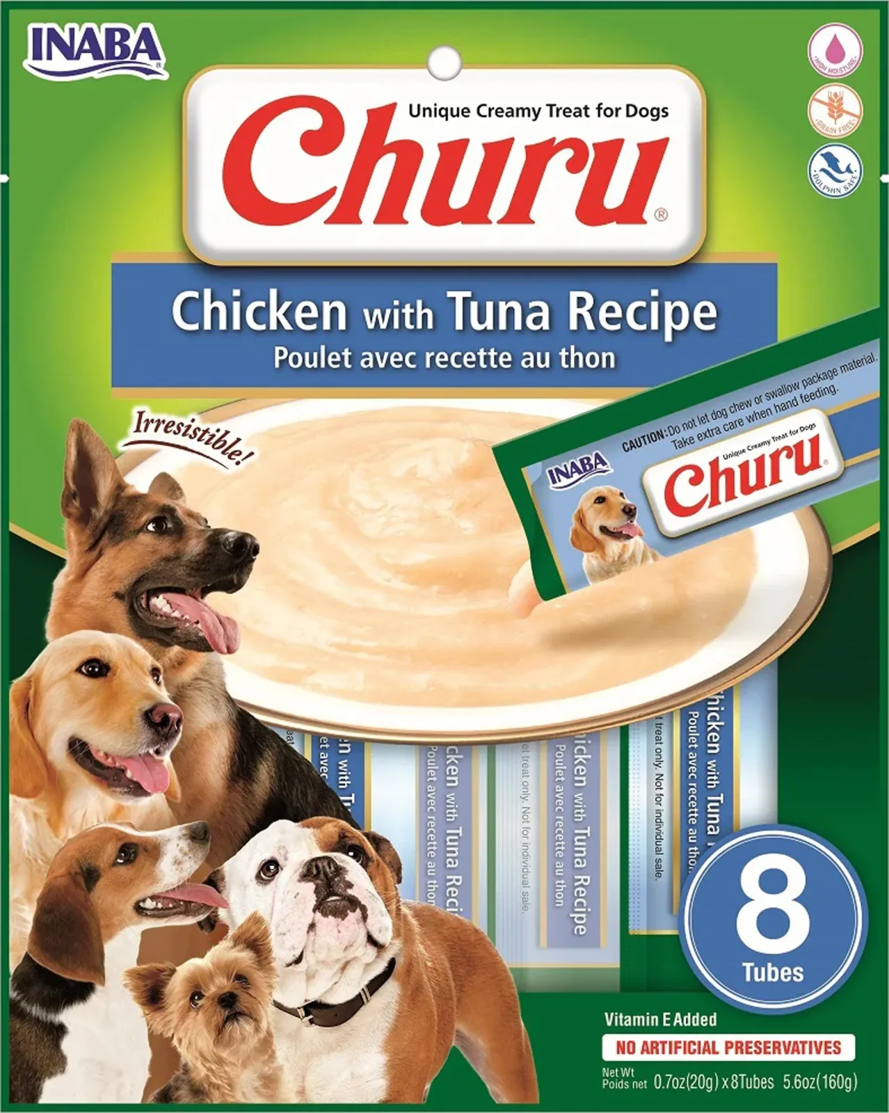 Inaba Dog Churu Chicken Tuna 5.6 oz. (6 ct)