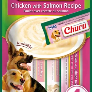 Inaba Dog Churu Tubes Chicken Salmon 2 oz. (6 ct)