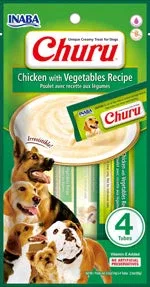 Inaba Dog Churu Tubes Chicken Vegetables 2 oz. (6 ct) - Image 2