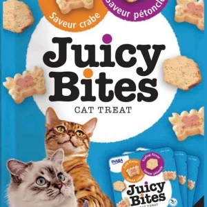 Inaba Juicy Bites Cat Treats Scallop/Crab .4 oz. 3 ct 6 ct