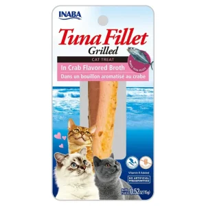 INABA Tuna Fillet Grilled in Crab Flavoured Broth Cat Treats
