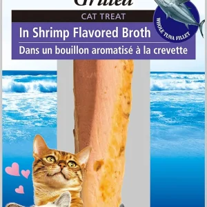 Inaba Tuna Fillet Grilled with Flavored Broth Shrimp .52 oz. 6 ct