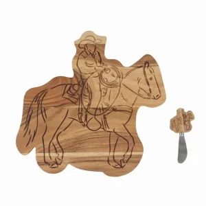 India Handicrafts Cowboy Board w/ Spreader