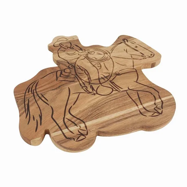 India Handicrafts Cowboy Board w/ Spreader - Image 2