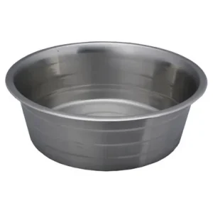 Indiepets Stripe Stainless Steel Dog Bowl