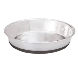 Indipets Shallow Stainless Steel Cat Dish