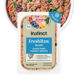 Instinct FreshRaw Meals Cage-Free Turkey Recipe Dog Food, 8oz