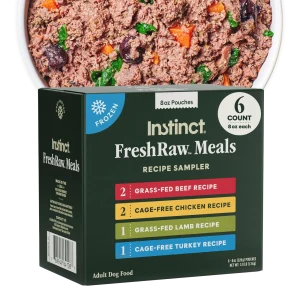 Instinct FreshRaw Meals Dog Food Recipe Sampler (Box of 6)
