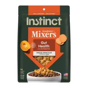 Instinct Raw Boost Mixers Gut Health Freeze-Dried Dog Food Topper, 12.5 oz. Bag