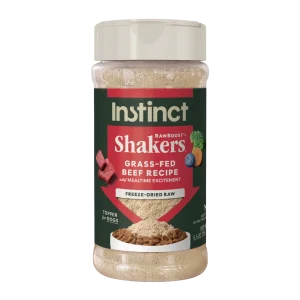 Instinct Raw Boost Shakers Beef Freeze-Dried Dog Food Topper, 5.5 oz. Bottle
