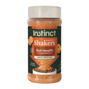 Instinct Raw Boost Shakers Gut Health Freeze-Dried Dog Food Topper, 5.5 oz. Bottle