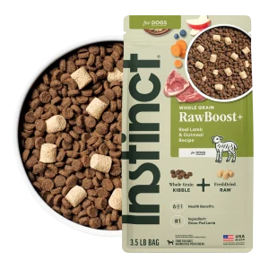 Instinct Raw Boost Whole Grain Lamb & Oatmeal Dry Dog Food, 3.5 lb. Bag