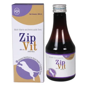 Intas Zipvit Multi Vitamin Supplement for Dogs and Cats (200ml)